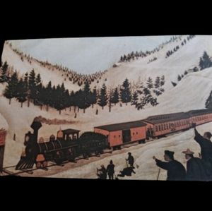 Vintage Postcard Central Pacific RR Utah